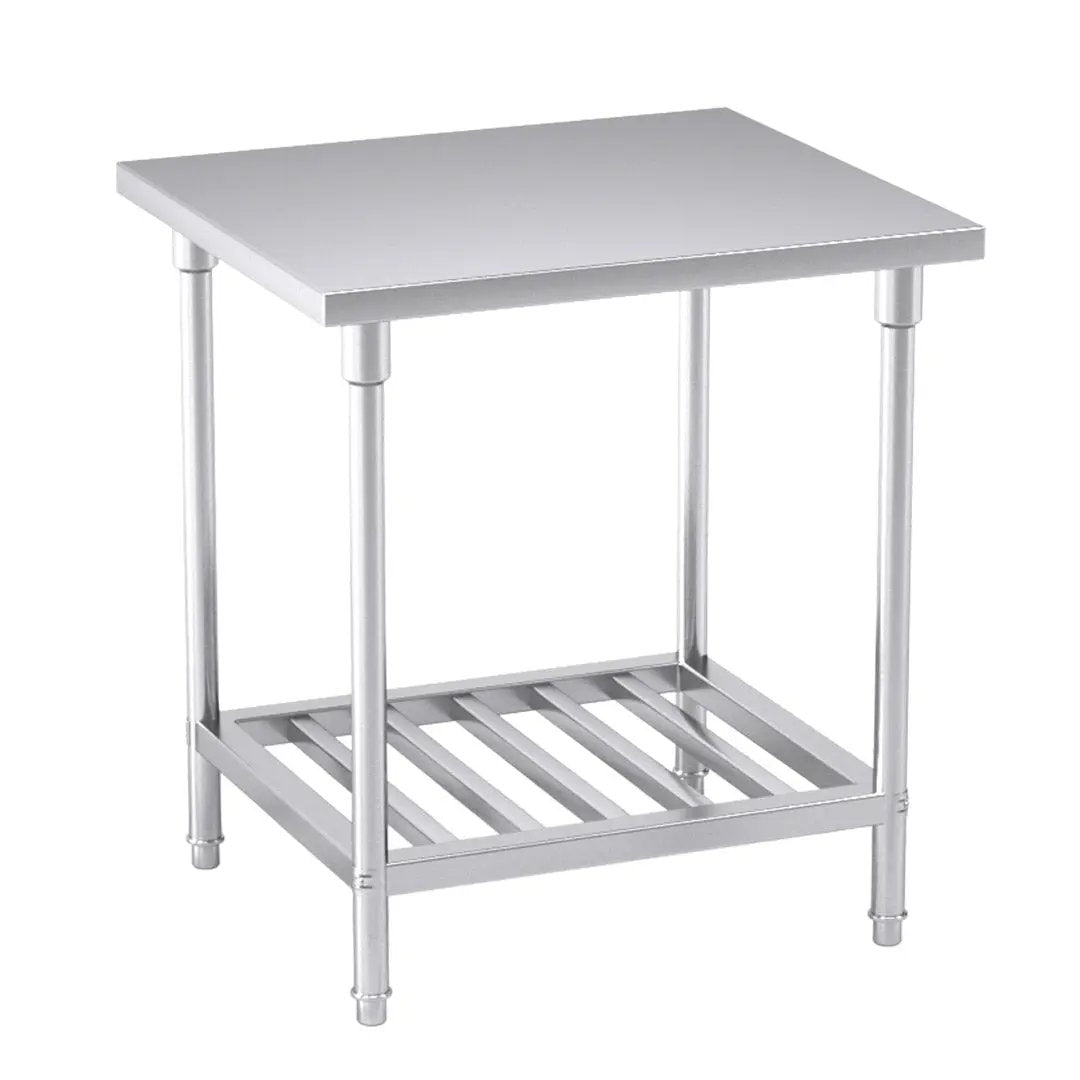 SOGA 80*70*85cm Commercial Catering Kitchen Stainless Steel Prep Work Bench Soga