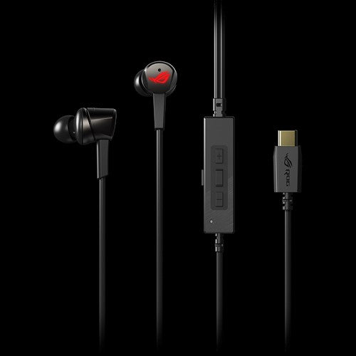 ASUS ROG CETRA  In-ear Gaming Headphones with Microphone, Active Noise Cancellation USB-C, PC, MAC, Mobile and Nintendo Switch ASUS