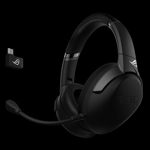 ASUS ROG STRIX GO 2.4 PC/PS4/Switch Wireless Gaming Headset, USB-C 2.4G, 40mm Drivers, AI-powered Noise-cancelling, Up To 25 Hours Battery Life ASUS