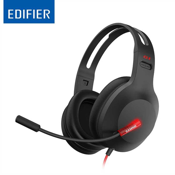 EDIFIER G1 USB Professional Gaming Headset with Microphone -  Noise Cancelling Microphone, LED lights  - Ideal for PUBG, PS4, PC EDIFIER