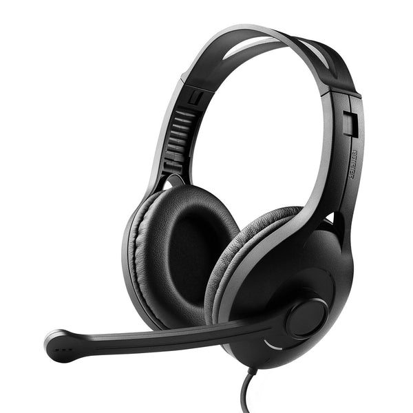 Edifier K800 USB Headset with Microphone - 120 Degree Microphone Rotation, Leather Padded Ear Cups, Volume/Mute Control - Ideal for Gaming, Business EDIFIER