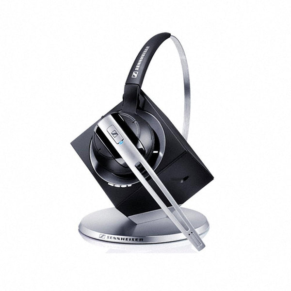 SENNHEISER | Sennheiser DW10 ML Office - DECT Wireless Office headset with base station, for desk phone and PC, convertible (headband or earhook) Teams SENNHEISER