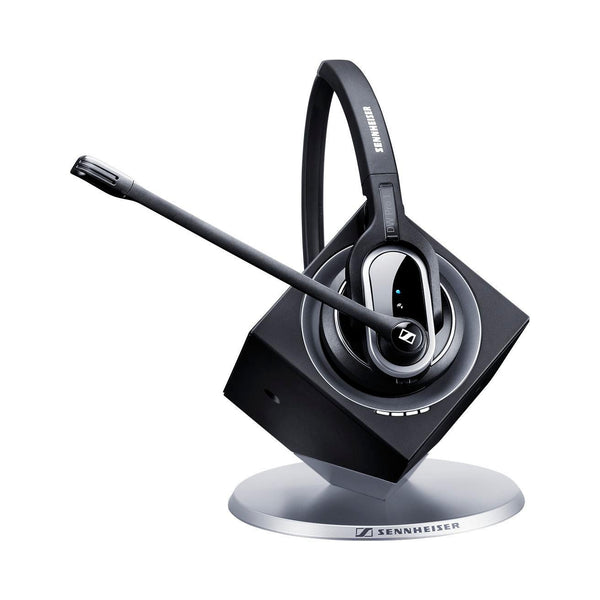 Sennheiser DW Pro 1  - DECT Monaural Wireless Office headset with base station, for phone only, USB port for upgrade, Activegard + Ultra Noise Cancell SENNHEISER