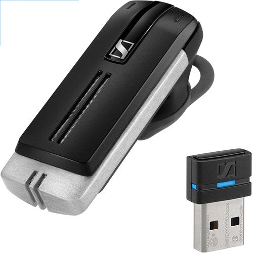 SENNHEISER Premium Bluetooth UC Headset for Mobile and Office applications on Lync. Includes BTD 800 dongle for joint pairing to mobile plus Lync 25 m SENNHEISER