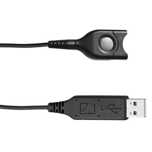 SENNHEISER Headset connection cable: USB - EasyDisconnect (sound card integrated in USB plug). SENNHEISER
