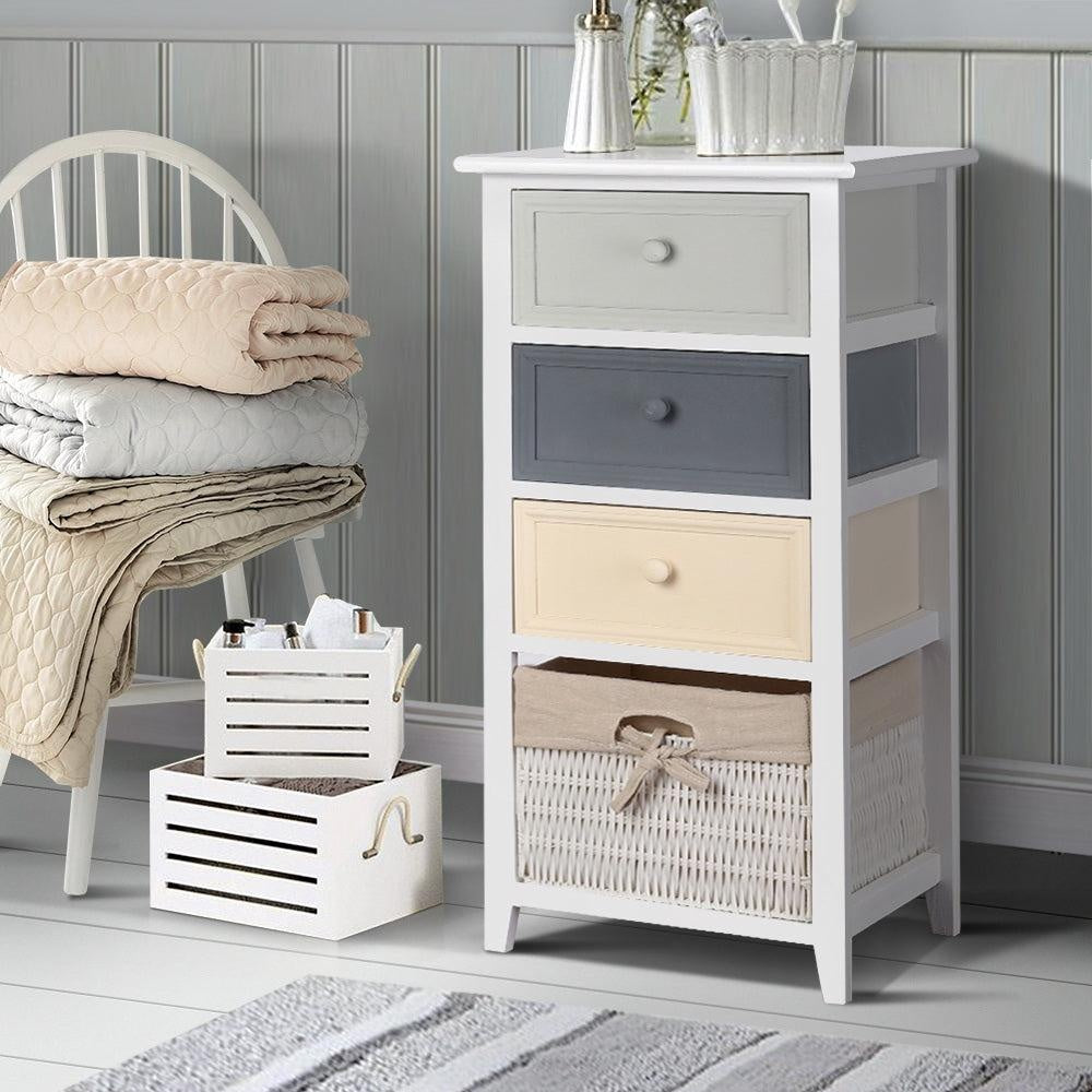 Artiss Bedroom Storage Cabinet - White Deals499