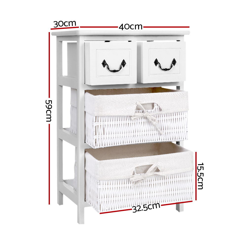 Artiss Storage Cabinet Dresser Chest of Drawers Bedside Table Bathroom Lamp Side Deals499