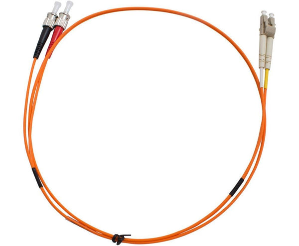 CABAC Fibre Systems ST-LC DUPLEX OM1 PATCHLEAD - 2 MTR CABAC
