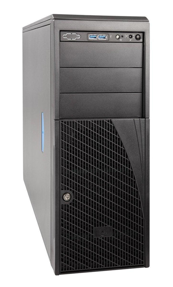 INTEL 4U Pedestal Server, Intel Xeon Silver 4208 (1/2) 8 x 3.5' HDD Bays, 16 x DIMM SLOTS ,HW RAID, 2x 10GbE, 750W RPSU (2/2), RMM,, 3yr WTY INTEL