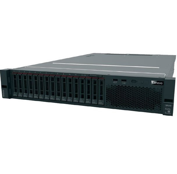 LENOVO ThinkSystem SR550 2U Rack Server, 1xIntel Xeon Silver 4210, 1x32GB 2Rx8, 8 x 2.5' HS Bays, HW RAID 930-8i 2GB Flash, 1x750W PSU, 3 Year NDB LENOVO