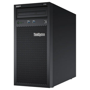 LENOVO ThinkSystem ST50 4U Tower Server, 1 x Intel Xeon E-2144G 3.6GHz, 1x8GB 2Rx8, SW RD, 4 x 3.5' Non-HS Bays, 1x Slim DVD Drive,1 x PSU, 3 Year NBD LENOVO