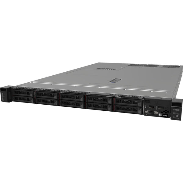 LENOVO ThinkSystem SR630 1U Rack Server, 1xIntel Xeon Bronze 3206R, 1x16GB 2Rx8, 8 x 2.5' HS HDD Bays, HW RAID 530-8i PCIe,1x750W PSU, 3 Year Warranty LENOVO