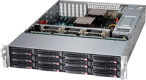SUPERMICRO SuperServer 6029P-E1CR12H, 2U Rackmount, Dual Socket LGA3647, 16x DIMM,, 2 x 10GBe, IMPI, 12 x 3.5' HDD HS, LSI3108 HW, 1200w RPSU SUPERMICRO