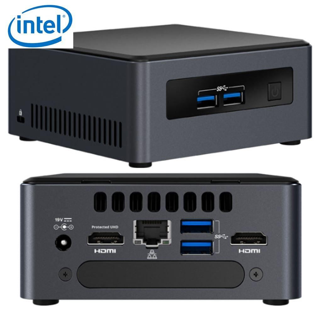 INTEL NUC mini PC i5-7300U 3.5GHz 2xDDR4 SODIMM M.2 & 2.5' SSD 2xHDMI 2xDisplays GbE LAN WiFi BT 4xUSB3.0 vPro 24/7 for Digital Signage POS INTEL