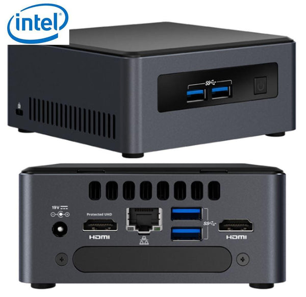 INTEL NUC mini PC i7-8650U 4.2GHz 2xDDR4 SODIMM M.2 & 2.5' SSD 2xHDMI 2xDisplays GbE LAN WiFi BT 4xUSB3.0 vPro for DS POS INTEL