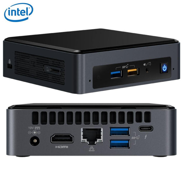 INTEL NUC mini PC i3-8109U 3.6GHz 2xDDR4 SODIMM M.2 PCIe SSD HDMI USB-C (DP1.2) 3xDisplays GbE LAN WiFi BT 6xUSB Digital Signage POS INTEL