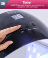 Salon Chic LED UV Nail Lamp Gel Polish Dryer Manicure Curing Smart Sensor Light Deals499