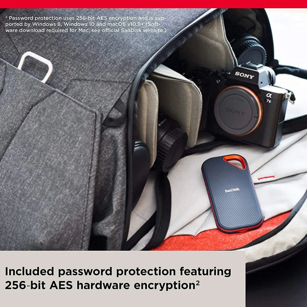 SanDisk 1TB Extreme PRO Portable SSD V2 (SDSSDE81-1T00-G25) Deals499