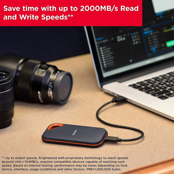 SanDisk 2TB Extreme PRO Portable SSD V2 (SDSSDE81-2T00-G25) Deals499