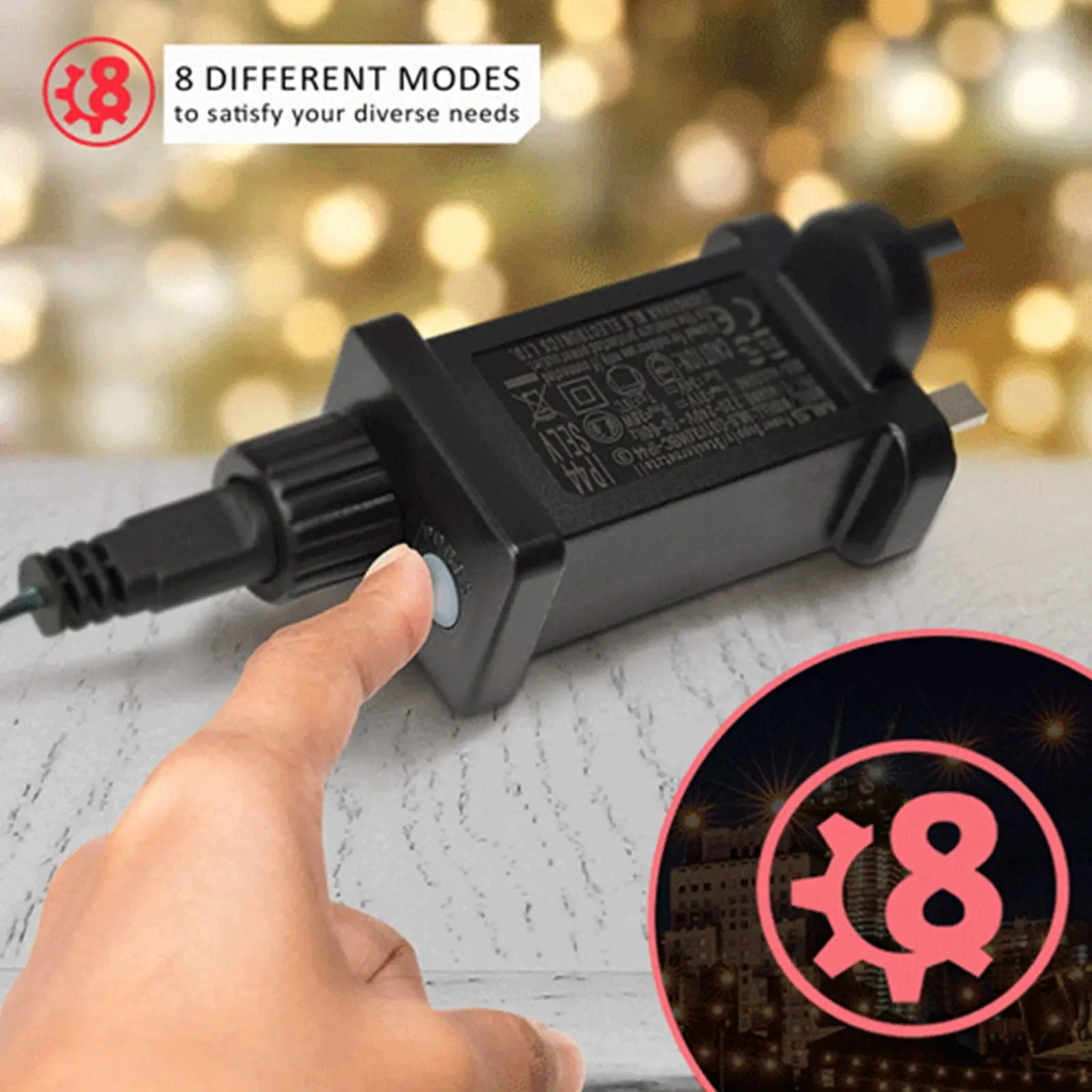 Sansai 10 Bulbs 14M Festoon String Lights LED Waterproof Outdoor Christmas Party Deals499