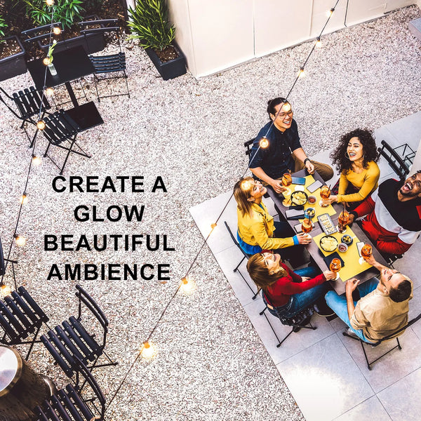 Sansai 20 Bulbs 23M Festoon String Lights LED Waterproof Outdoor Christmas Party Deals499