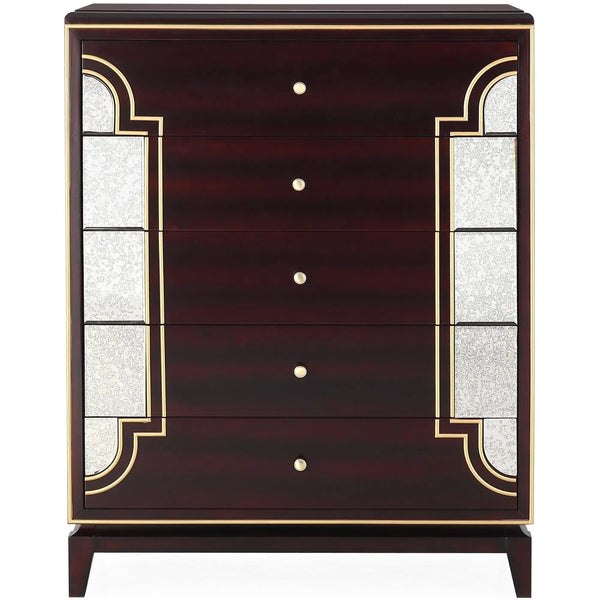 Scarlet 4pc King Bed Frame Bedroom Suite Timber Bedside Tallboy Package Set Deals499