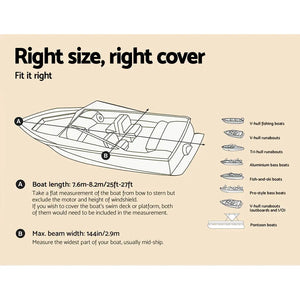 Seamanship 25 - 27ft Waterproof Boat Cover Deals499
