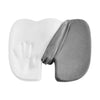 Seat Cushion Memory Foam Lumbar Back Support Orthoped Office Pain Relief Grey Deals499