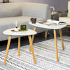 Set of 2 White Side Nesting Tables Deals499
