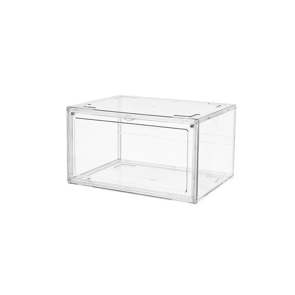 Shoe Display Box Clear Container Stackable Boxes Storage Case from Deals499 at Deals499