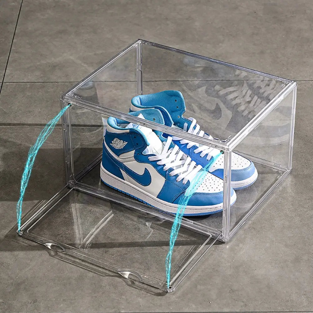 Shoe Display Box Clear Container Stackable Boxes Storage Case from Deals499 at Deals499