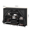 Shoe Rack DIY Portable Storage Cabinet Organiser Stackable Shelf Organizer Black Deals499