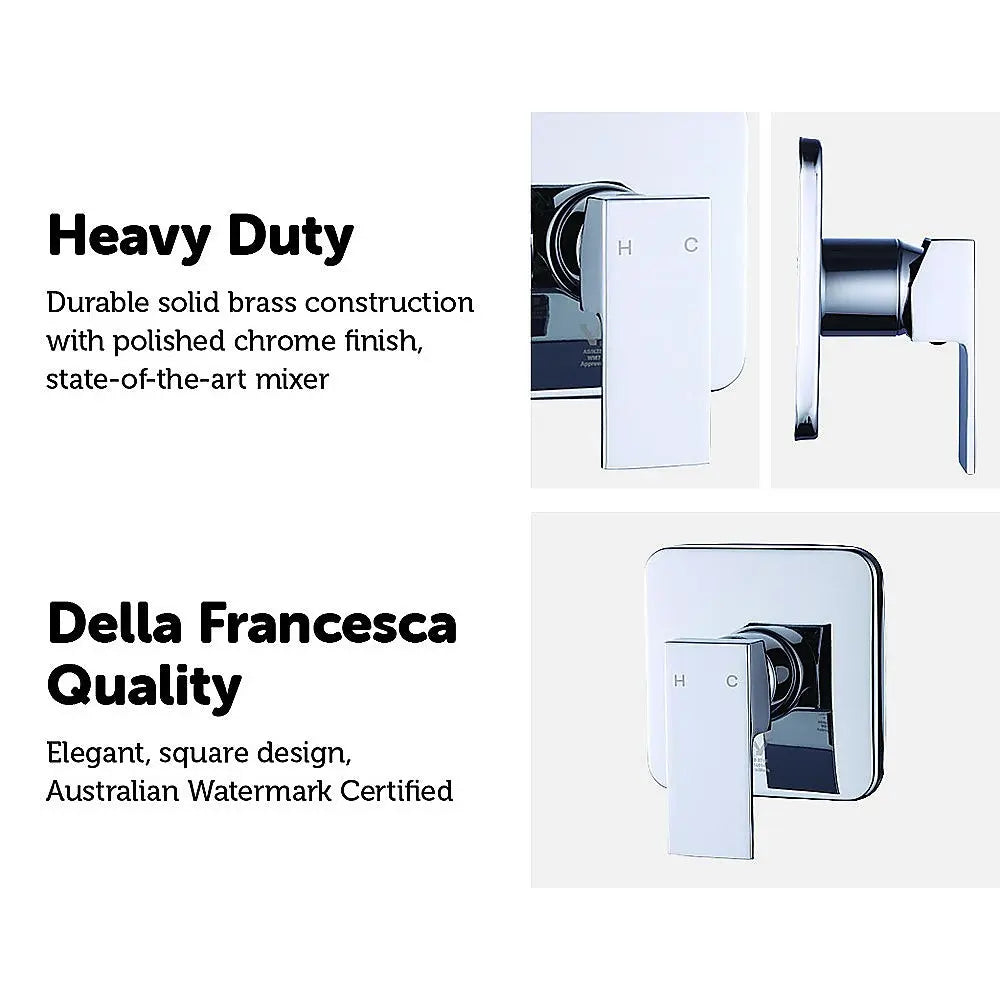 Shower Bath Mixer Tap Bathroom WATERMARK Approved - Chrome Deals499