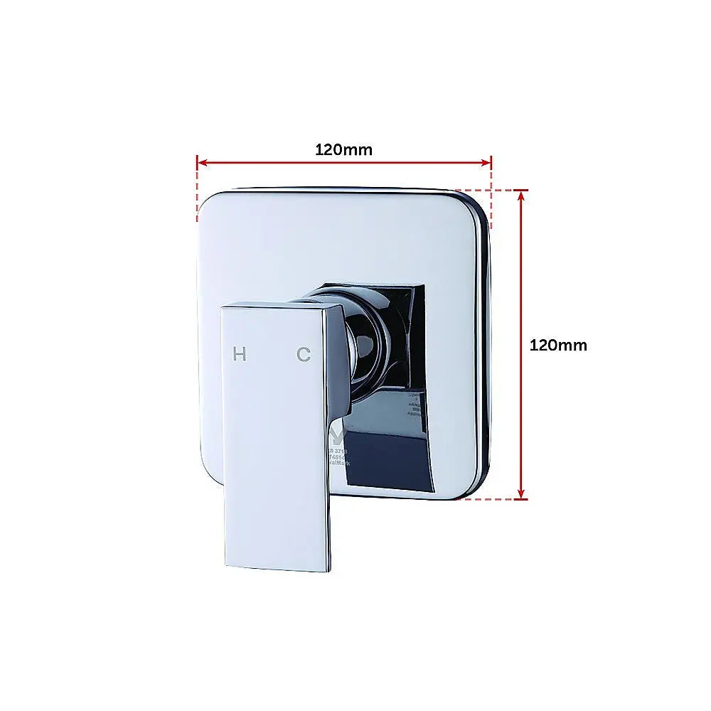 Shower Bath Mixer Tap Bathroom WATERMARK Approved - Chrome Deals499