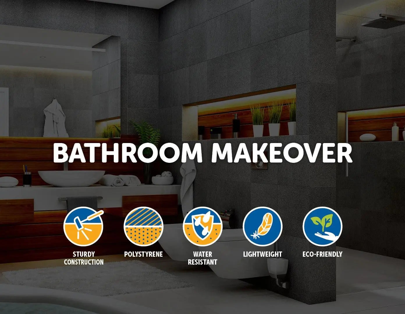 Shower Niche - 350 x 600 x 92mm Prefabricated Wall Bathroom Renovation Deals499