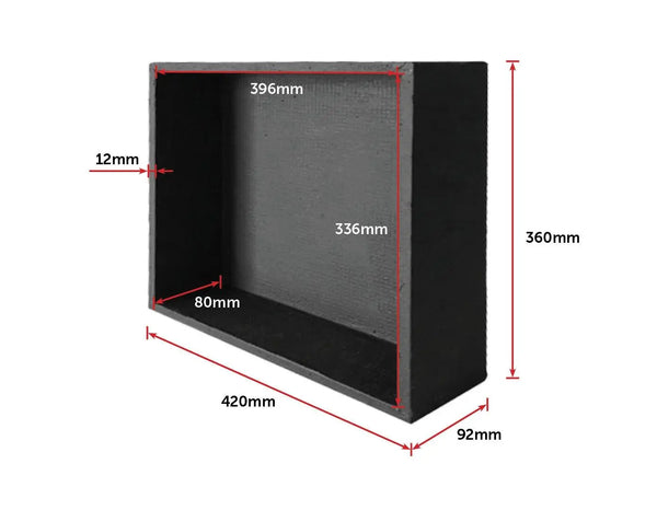 Shower Niche - 360 x 420 x 92mm Prefabricated Wall Bathroom Renovation Deals499