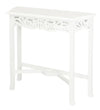 Sierra Carved Sofa Table (White) Deals499