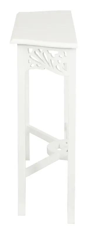 Sierra Carved Sofa Table (White) Deals499