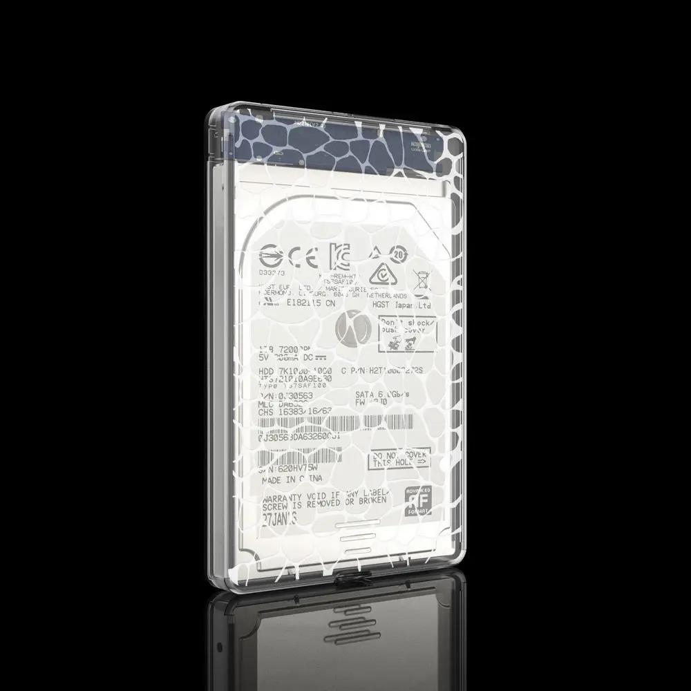 Simplecom SE101 Compact Tool-Free 2.5'' SATA to USB 3.0 HDD/SSD Enclosure Transparent Clear Deals499