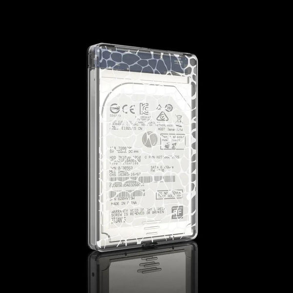 Simplecom SE101 Compact Tool-Free 2.5'' SATA to USB 3.0 HDD/SSD Enclosure Transparent Clear Deals499