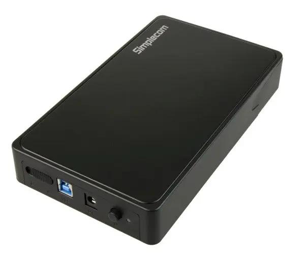 Simplecom SE325 Tool Free 3.5" SATA HDD to USB 3.0 Hard Drive Enclosure Black Deals499