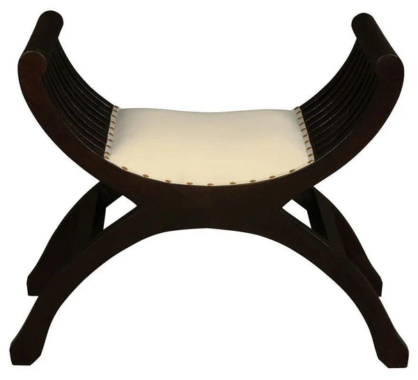 Single Seater Upholstered Stool (Chocolate) Deals499
