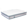 Sleepy Panda Mattress 5 Zone Pocket Spring EuroTop Medium Firm 30cm Thickness White, Grey, Blue Single Deals499