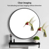 Slim Design 50CM Black Bathroom, Living Room, Hallway Mirror Round Mirror Wall Decor Metal Frame Deals499