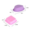 Soap Moulds Silicone 3D Shaped Mold DIY Handmade Tools Square Ellipse 50Pcs Deals499