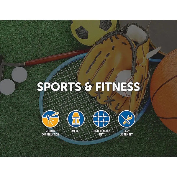 Soccer Rebound Net Sports Trainer Rebounder Football Game Practice Training Goal Deals499