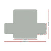 Sofa Cover Couch Covers Protector Slipcovers 3 Reversible Seater Grey/Dark Grey Deals499
