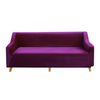 Sofa Cover Couch High Stretch Super Soft Plush Protector Slipcover 4 Seater Wine Deals499