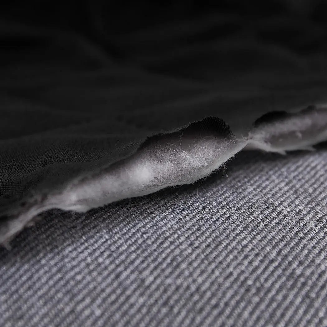 Sofa Cover Couch Lounge Protector Quilted Slipcovers Waterproof Black 335cm x 218cm Deals499