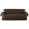 Sofa Cover Couch Lounge Protector Quilted Slipcovers Waterproof Coffee 335cm x 218cm Deals499